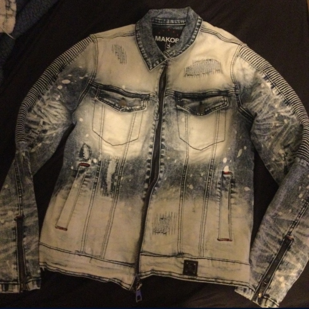 Mens Makobi jean jacket size small